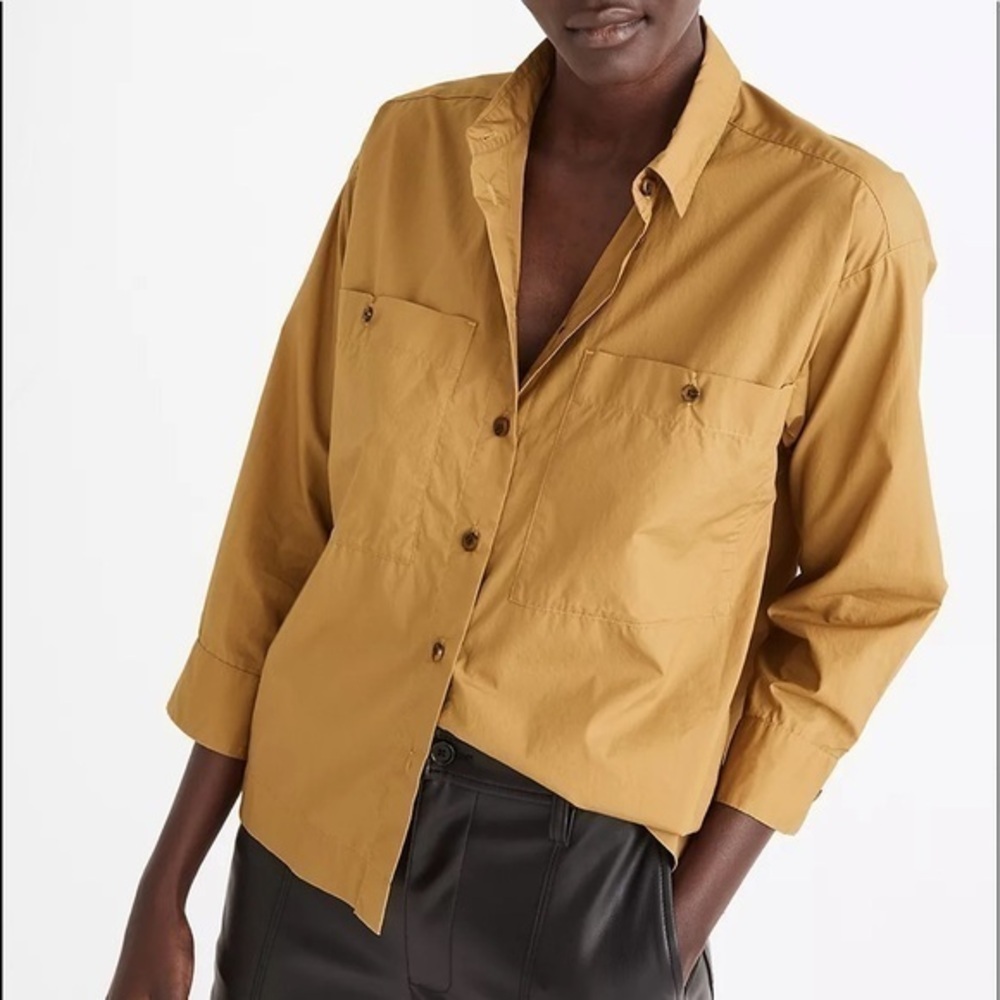 Madewell boxy workwear shirt, size S (tagged xxs, but fits up to med), NWT